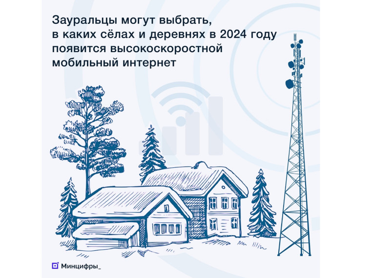 Жители Курганской области могут выбрать, в каких деревнях и селах высокоскоростной интернет появится в 2024 году. Жители Курганской области могут выбрать, в каких деревнях и селах высокоскоростной интернет появится в 2024 году.